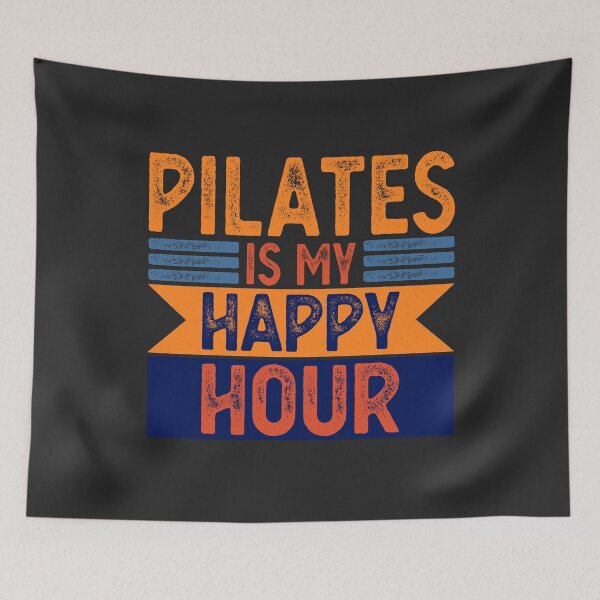 Item preview, Pilates Is My Happy Hour Funny Pilates Workout Lovers designed and sold by desimino.
