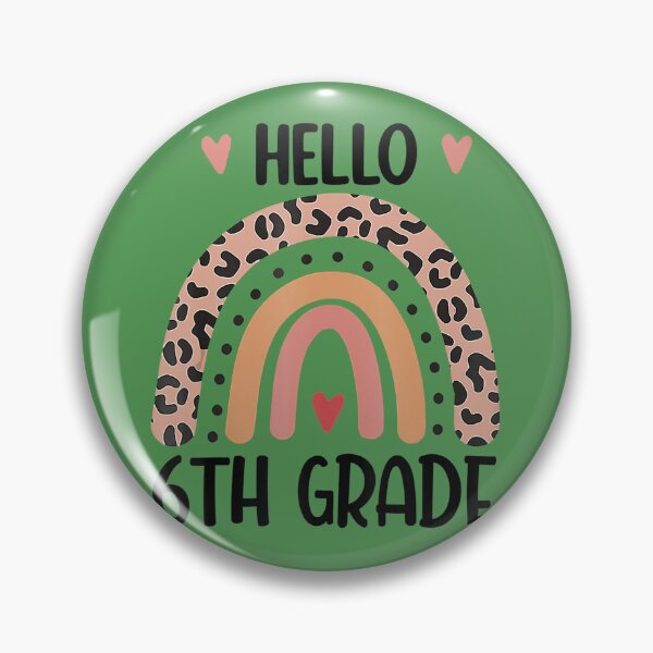 Item preview, Hello 6Th Grade Rainbow Teachers Kids Back To School Funny  	 designed and sold by abzictvnvlm41.