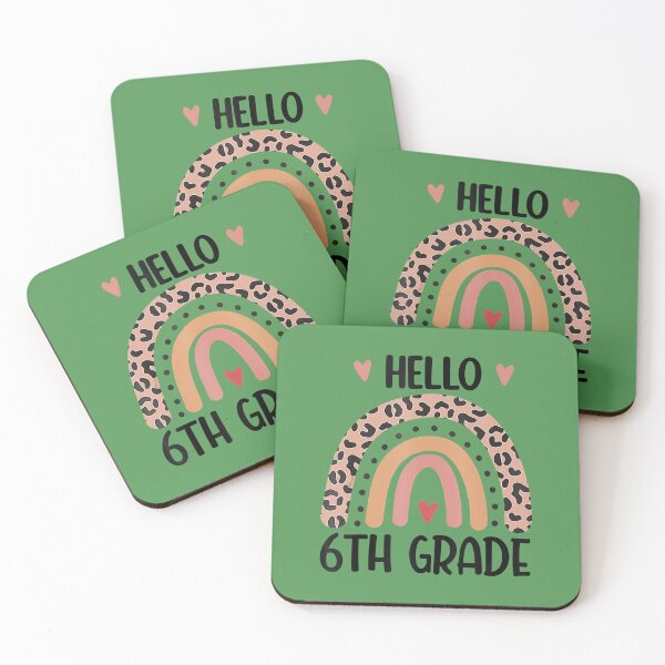 Item preview, Hello 6Th Grade Rainbow Teachers Kids Back To School Funny  	 designed and sold by abzictvnvlm41.