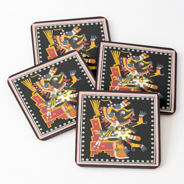 Item preview, Xolotl - Framed Transparent Aztec God of Fire & Lightning designed and sold by Aztectees.