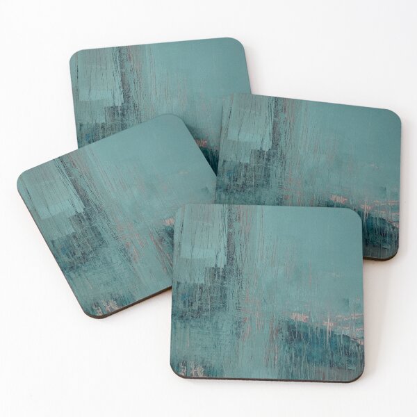 Item preview, teal abstract designed and sold by ElaSzczepaniak.