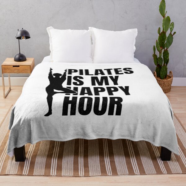 Item preview, Pilates Is My Happy Hour Funny Pilates Workout Lovers designed and sold by desimino.