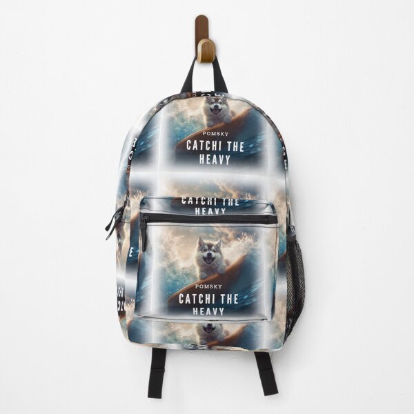Item preview, Surf, Pomsky, Husky, Pom on the Waves 7004 Beach life With the Pomsky Collection designed and sold by PomskysRus.