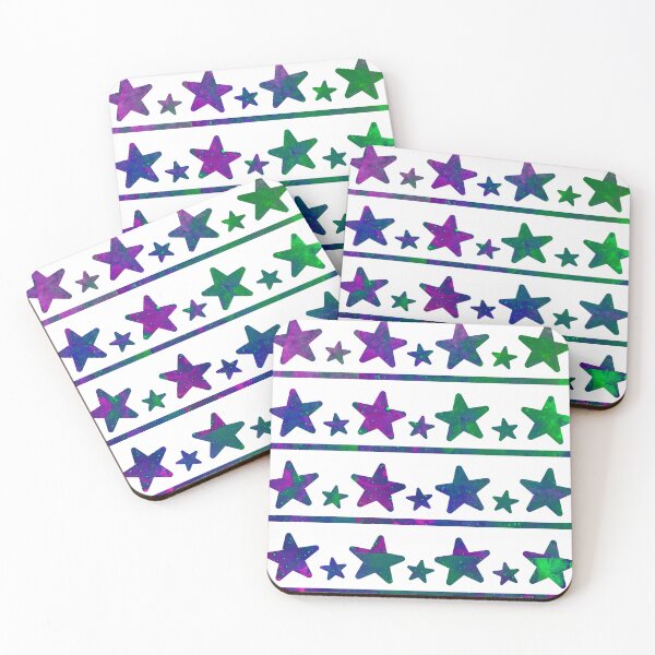 Item preview, Watercolor of star pattern  designed and sold by Souushop.