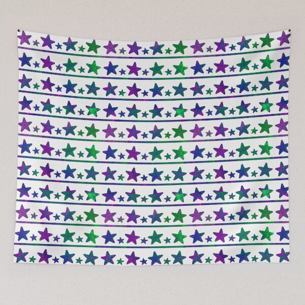 Item preview, Watercolor of star pattern  designed and sold by Souushop.