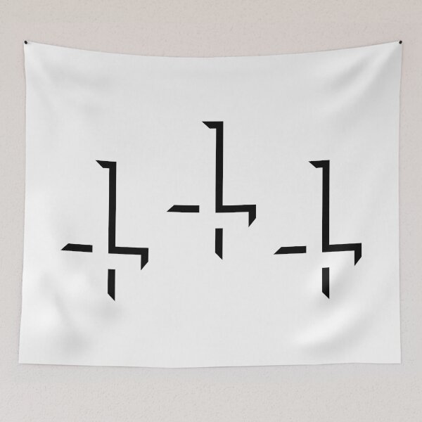 Item preview, Inverted Cross Shadows - Black designed and sold by Gumless.