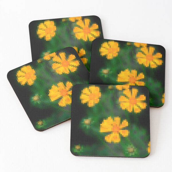 Item preview, Yellow flowers art pattern designed and sold by olena2552.