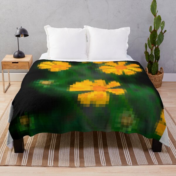 Item preview, Yellow flowers art pattern designed and sold by olena2552.