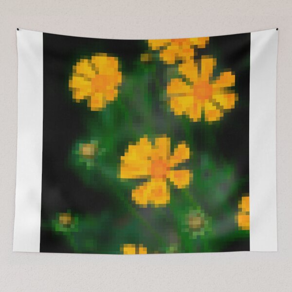 Item preview, Yellow flowers art pattern designed and sold by olena2552.