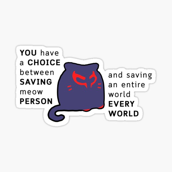 Item preview, miguel o'hara meow quote designed and sold by LLASII.