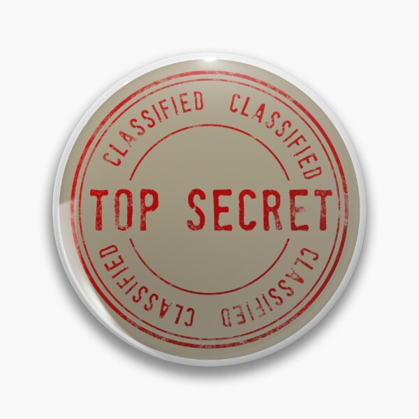 Item preview, Top Secret designed and sold by DigitalLuckyCat.