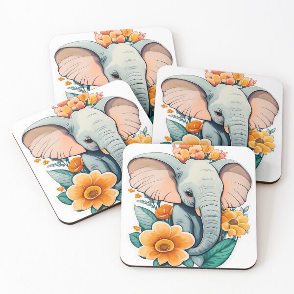 Item preview, Elephant calf in its environment   designed and sold by YodaLassina.
