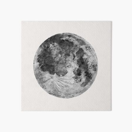 Item preview, Watercolour Moon (Canvas) designed and sold by Sophie Schultz.