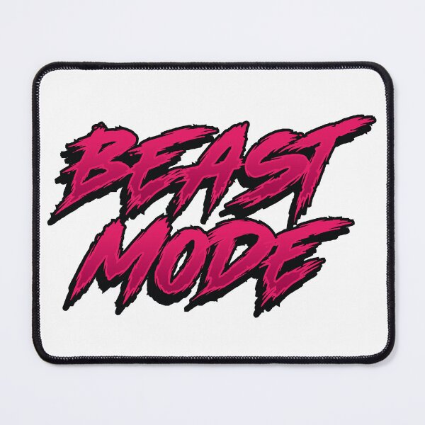 Item preview, Beast Mode - Brush Script Red designed and sold by shanemuir5.