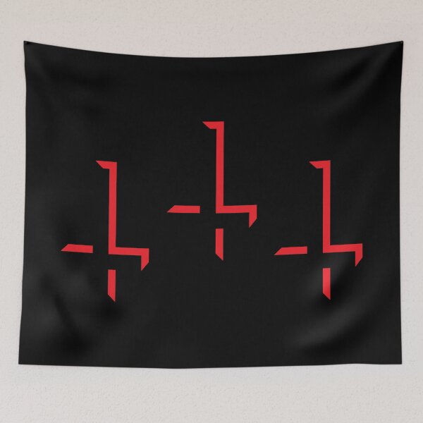 Item preview, Inverted Cross Shadows - Red designed and sold by Gumless.