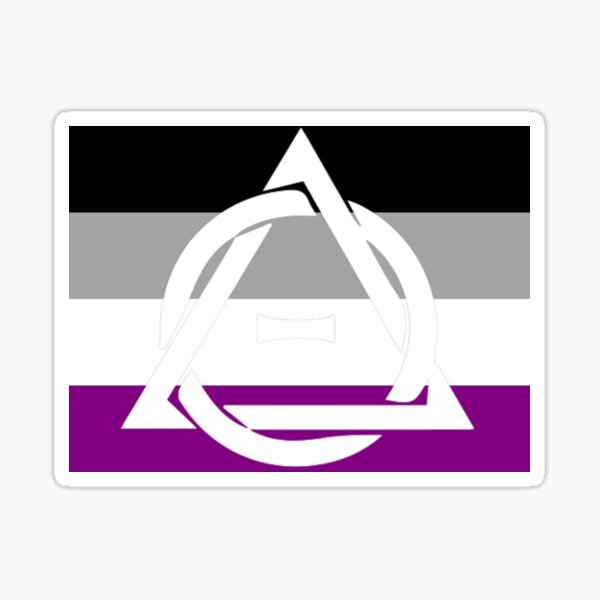 Asexual Therian Sticker for Sale by 11settei