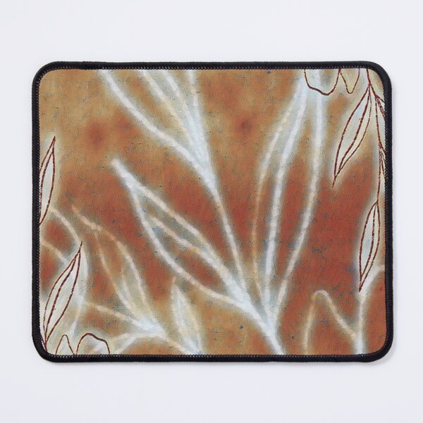 Item preview, Abstract Leaf Design Tan Acrylic Print designed and sold by Paula Helit.