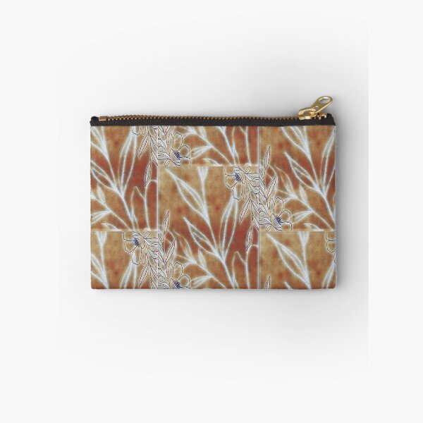Item preview, Abstract Leaf Design Tan Acrylic Print designed and sold by Paula Helit.
