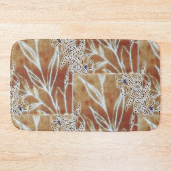 Item preview, Abstract Leaf Design Tan Acrylic Print designed and sold by Paula Helit.