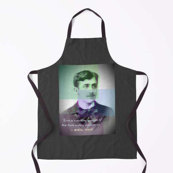 Item preview, Copy of Marcel Proust portrait and quote: Love is a Striking Example of How Little Reality Means to Us. designed and sold by artbleed.