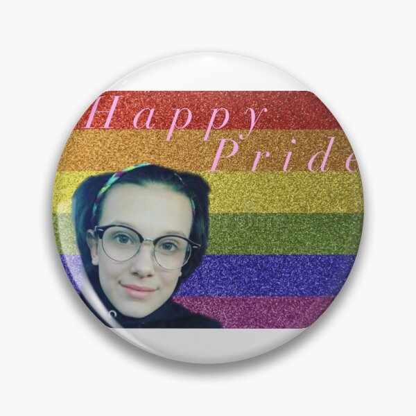 Item preview, Millie Bobby Brown Pride Flag designed and sold by FunkyArtCo.