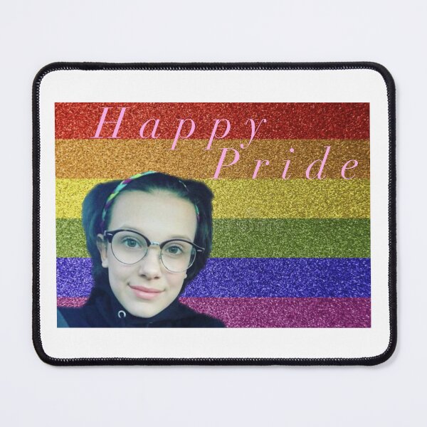 Item preview, Millie Bobby Brown Pride Flag designed and sold by FunkyArtCo.