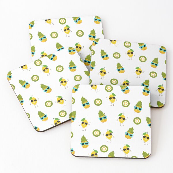 Item preview, Refreshing Tropical Fusion: Pineapple and Lemon Pattern Delight designed and sold by WilDigitalFinds.