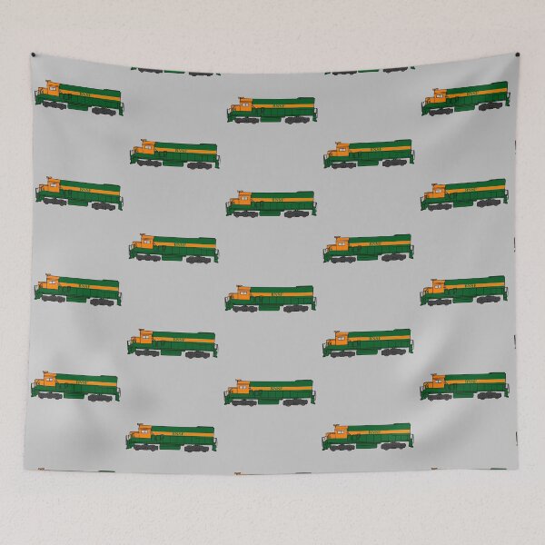 Item preview, BNSF Locomotive (green & orange) designed and sold by LegendaryLocos.