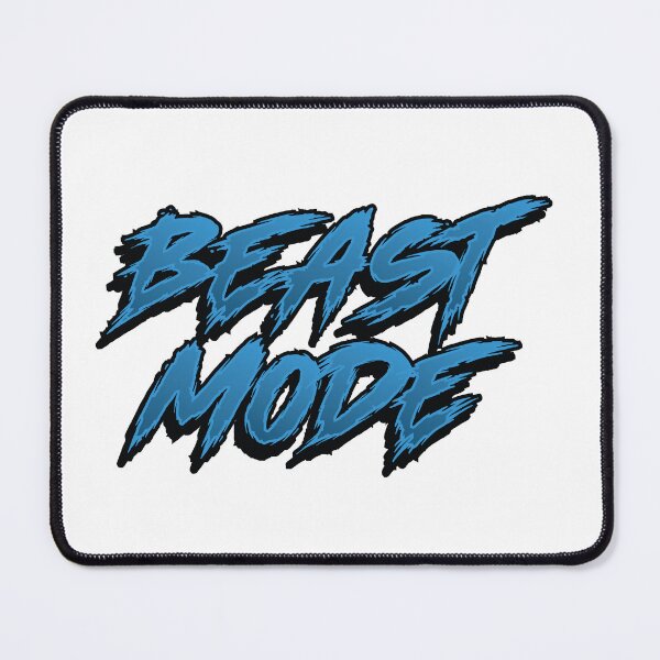 Item preview, Beast Mode - Brush Script Blue designed and sold by shanemuir5.