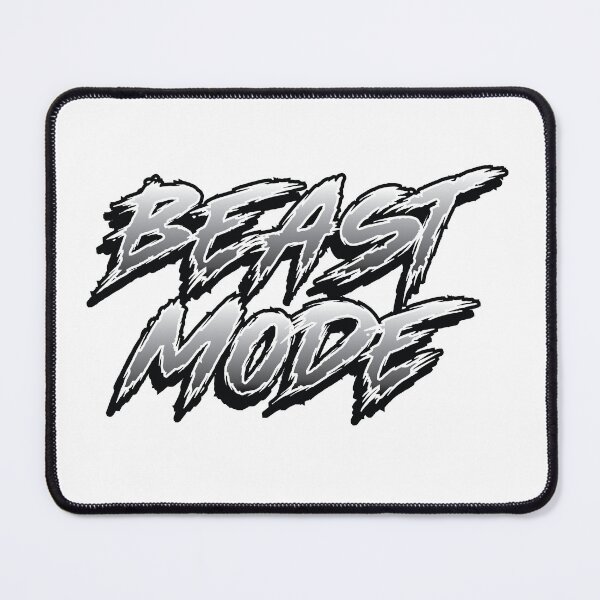 Item preview, Beast Mode - Brush Script White designed and sold by shanemuir5.