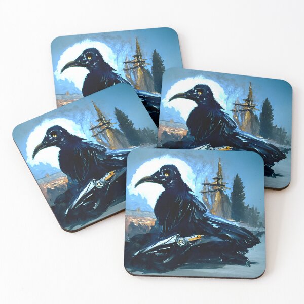 Item preview, Matthew the Raven designed and sold by Shelley Loewnau-Jones Studio.