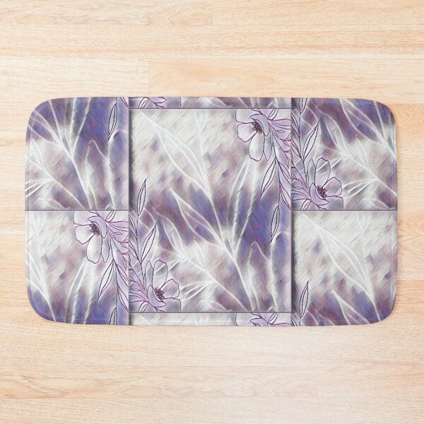 Item preview, Abstract Leaf Design Purple Acrylic Print designed and sold by Paula Helit.