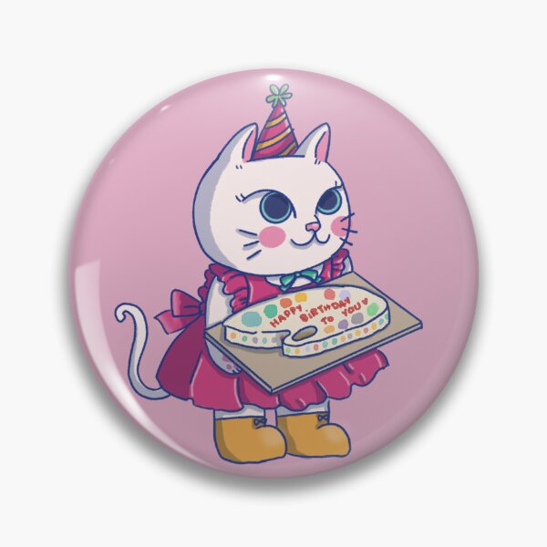 Item preview, Birthday Cat designed and sold by rochoro.