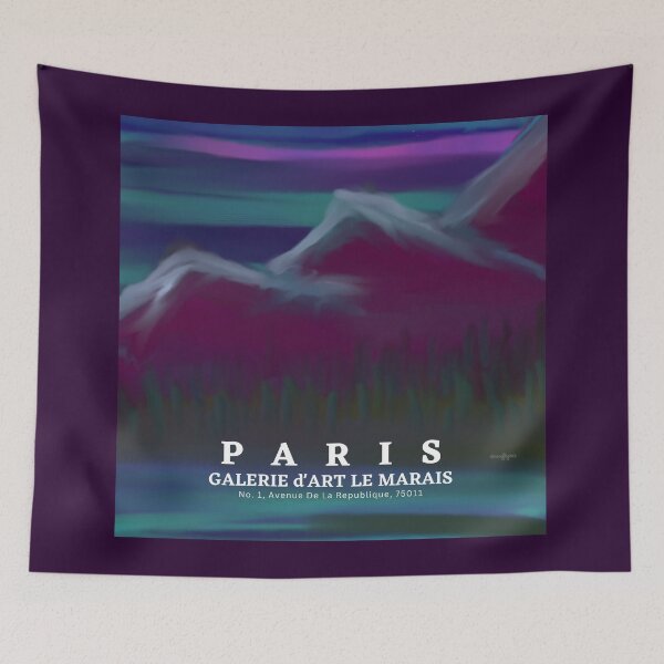 Item preview, Paris Art Gallery Poster  designed and sold by Eva  Coffey.