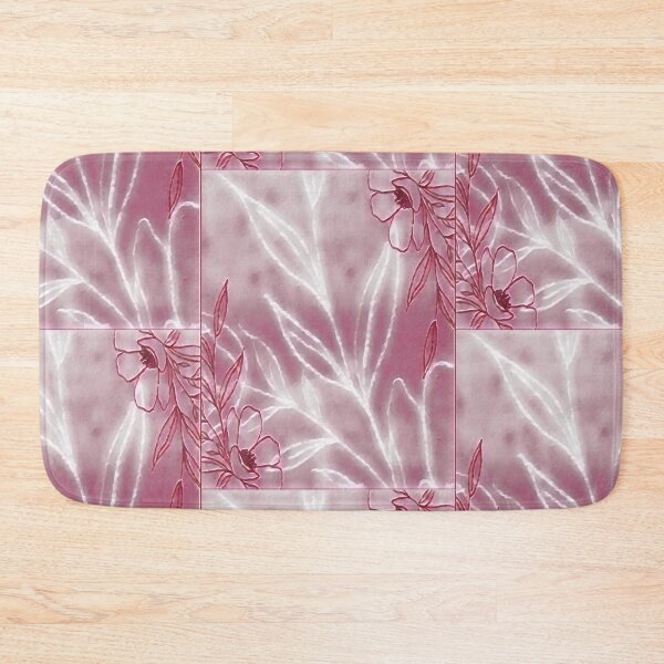 Item preview, Abstract Leaf Design Pink  Acrylic Print designed and sold by Paula Helit.