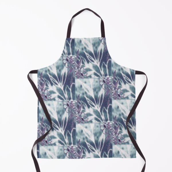 Item preview, Abstract Leaf Design Blue Acrylic Print designed and sold by Paula Helit.