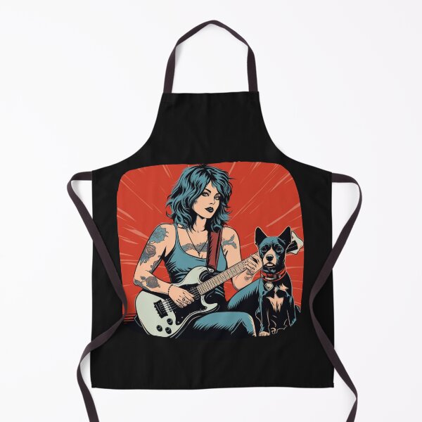Item preview, Just A Girl And Her Dog 92 (rock n roll style) designed and sold by ArtArturs.