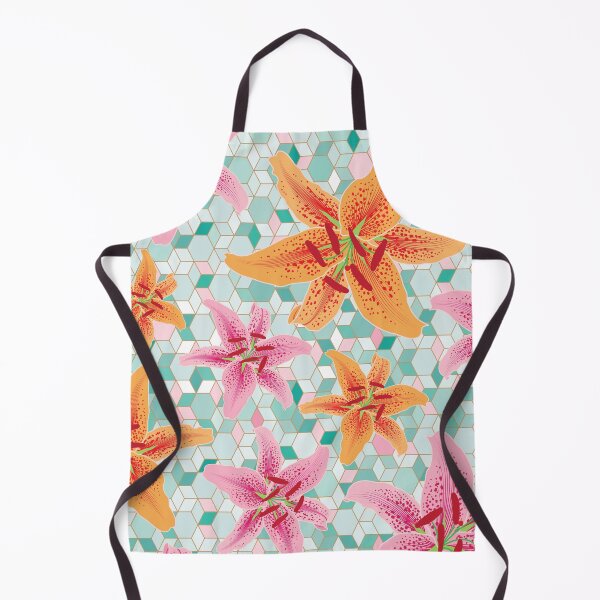 Item preview, Tile of Lilies designed and sold by The Pattern Mill.