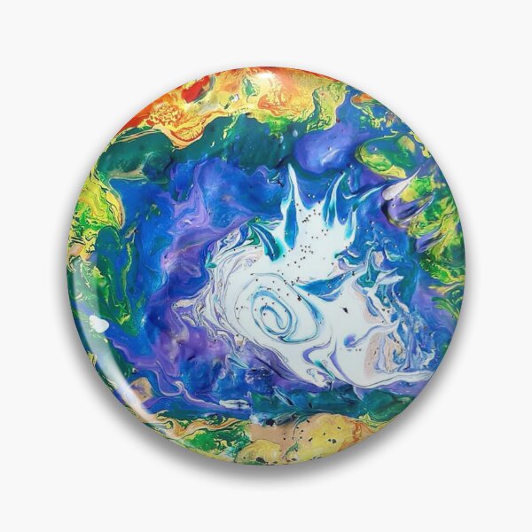 Item preview, Abstract paint pour design designed and sold by saraperry.