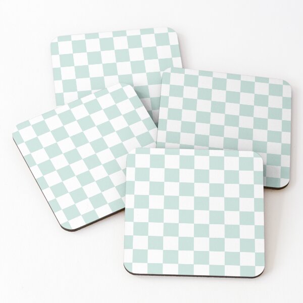 Item preview, Aesthetic Simple Modern Turquoise Checkered Design designed and sold by Modernmillenial.