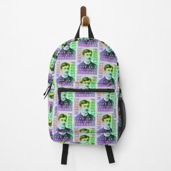 Item preview, Marcel Proust portrait and quote: Love is a reciprocal torture designed and sold by artbleed.