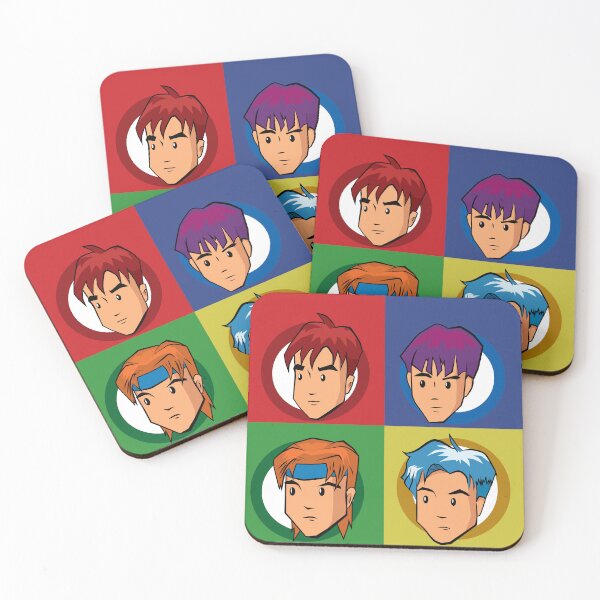 Item preview, cartoons 4 head 4 hair color and background  designed and sold by KimierArt.