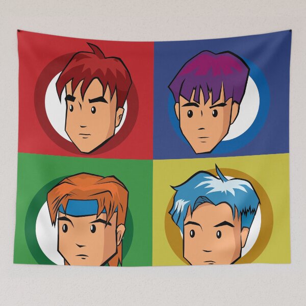 Item preview, cartoons 4 head 4 hair color and background  designed and sold by KimierArt.