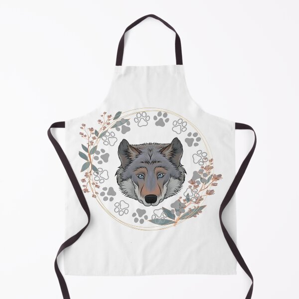 Item preview, Wolf with flowers designed and sold by LaurenSharp22.