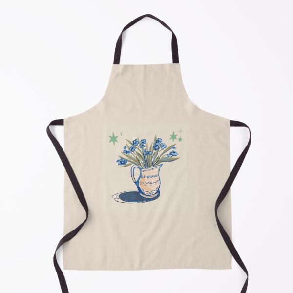 Item preview, aesthetic flower pot painting designed and sold by HibiscusHeron.