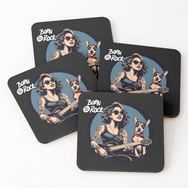 Item preview, Just A Girl And Her Dog 95 (rock n roll style) designed and sold by ArtArturs.