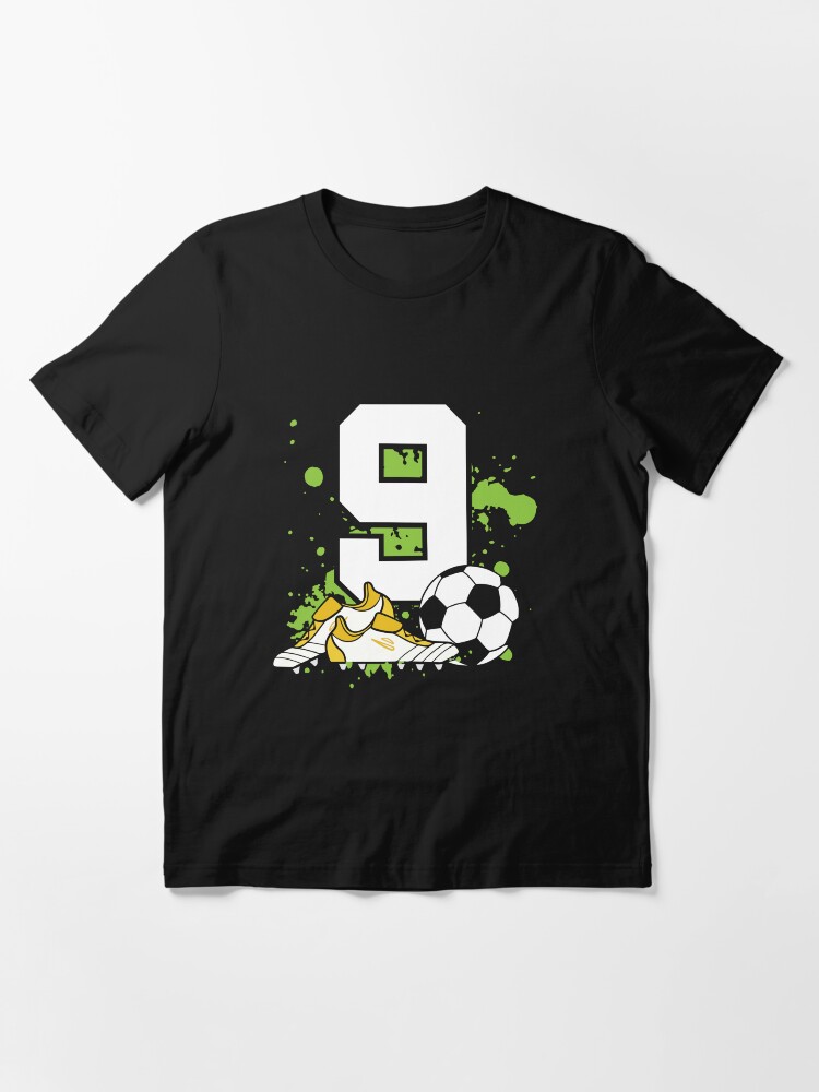 Football Birthday Years Old Boy Kids 9th Birthday Soccer