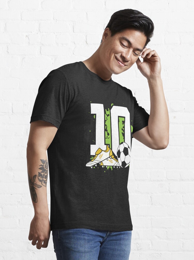 Football fils 10 ans anniversaire 10 cadeau garçon' T-shirt Homme