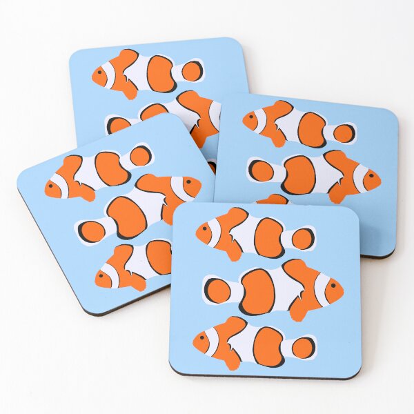 Item preview, Beautiful clown fish pattern designed and sold by nickardi.