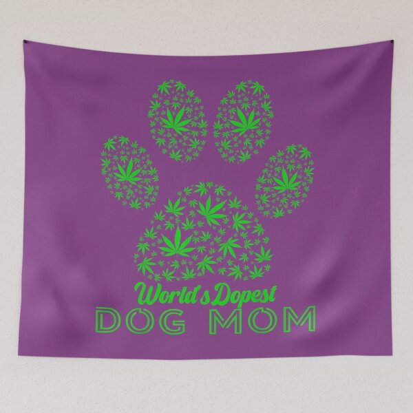 Item preview, Funny World's Dopest Dog Mom Cannabis Leaf Marijuana Weed 	 	 designed and sold by uehjbeopq49.
